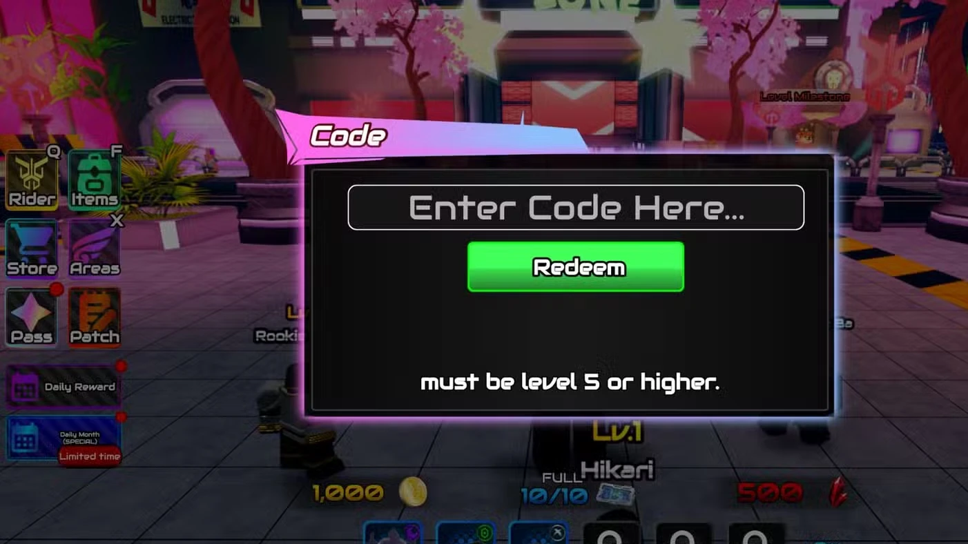 Roblox Rider Defenders Codes