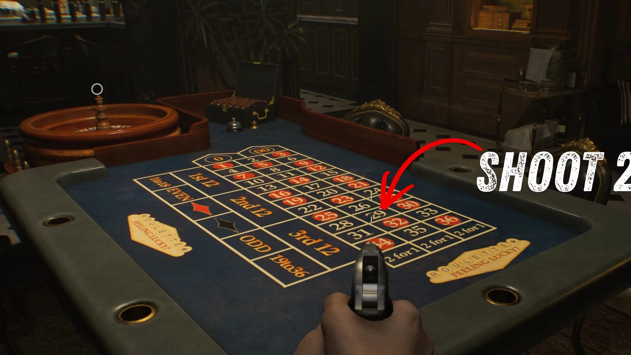Roulette Table Puzzle Solution in RE9