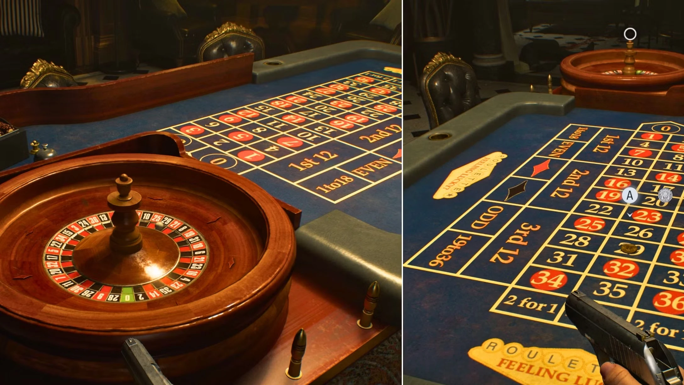 Roulette Table Puzzle Solution in RE9