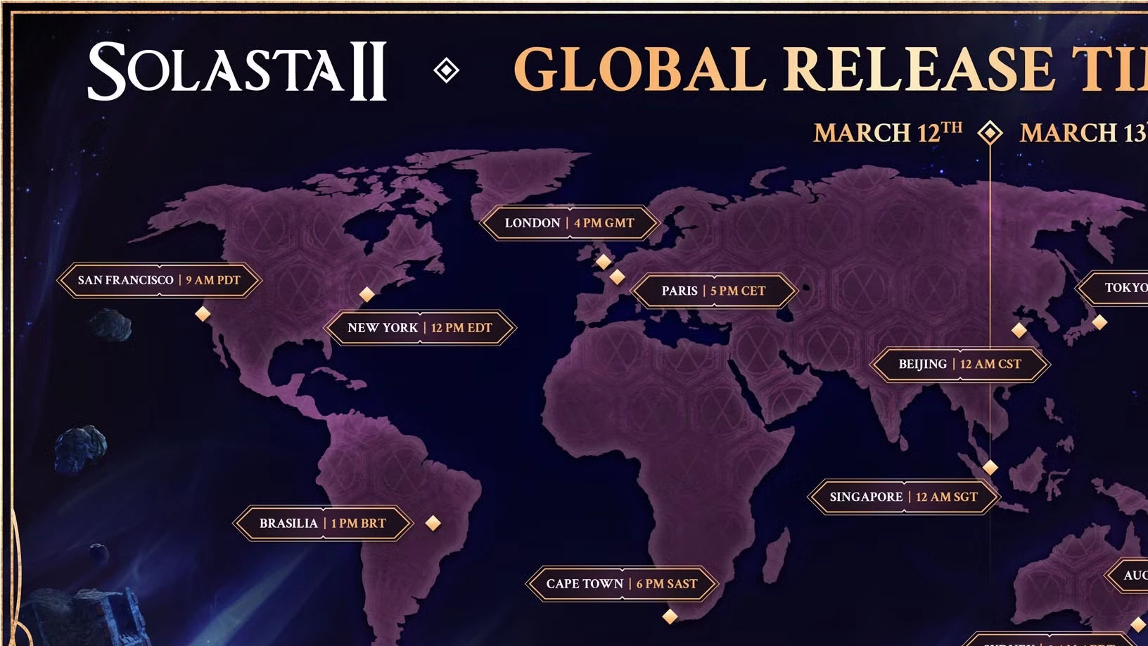 Solasta 2 early access release time in your time zone