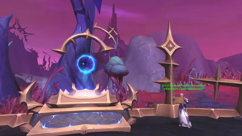 Onde encontrar o Quartel‑mestre de Renome da Singularidade em World of Warcraft: Midnight