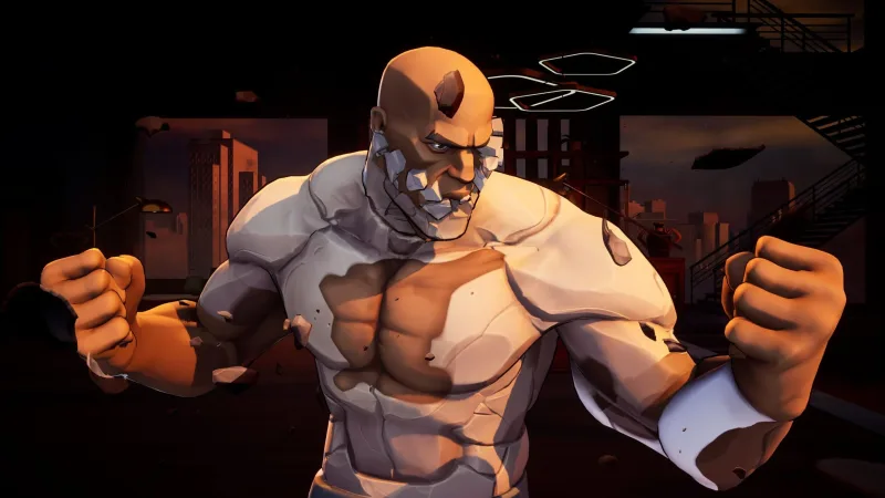 Titan entra no elenco de Invincible Vs com trailer focado em sua pele de pedra