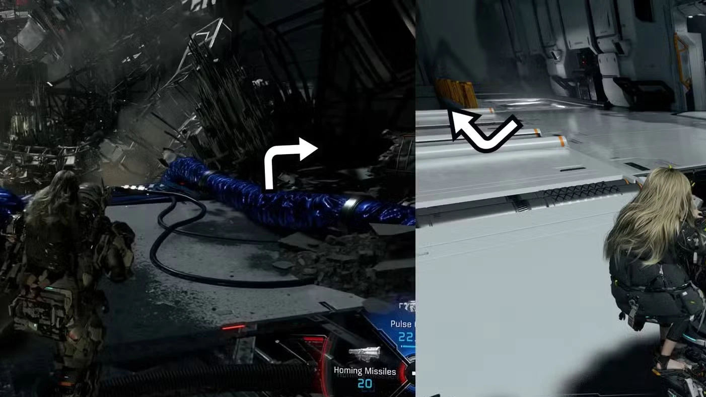 All Central Port upgrade component locations in Pragmata