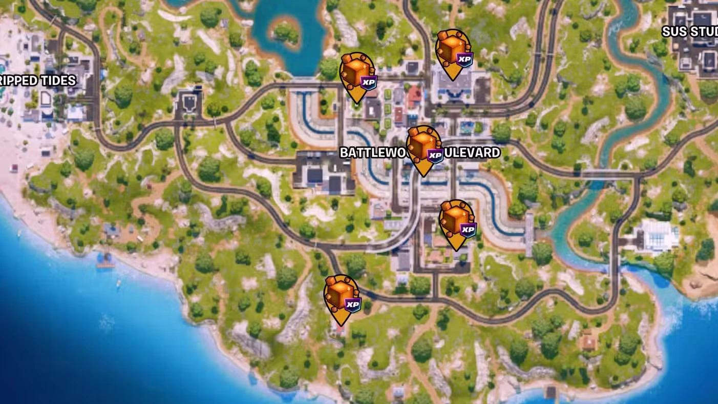 All Chaos Cube Locations in Fortnite Showdown