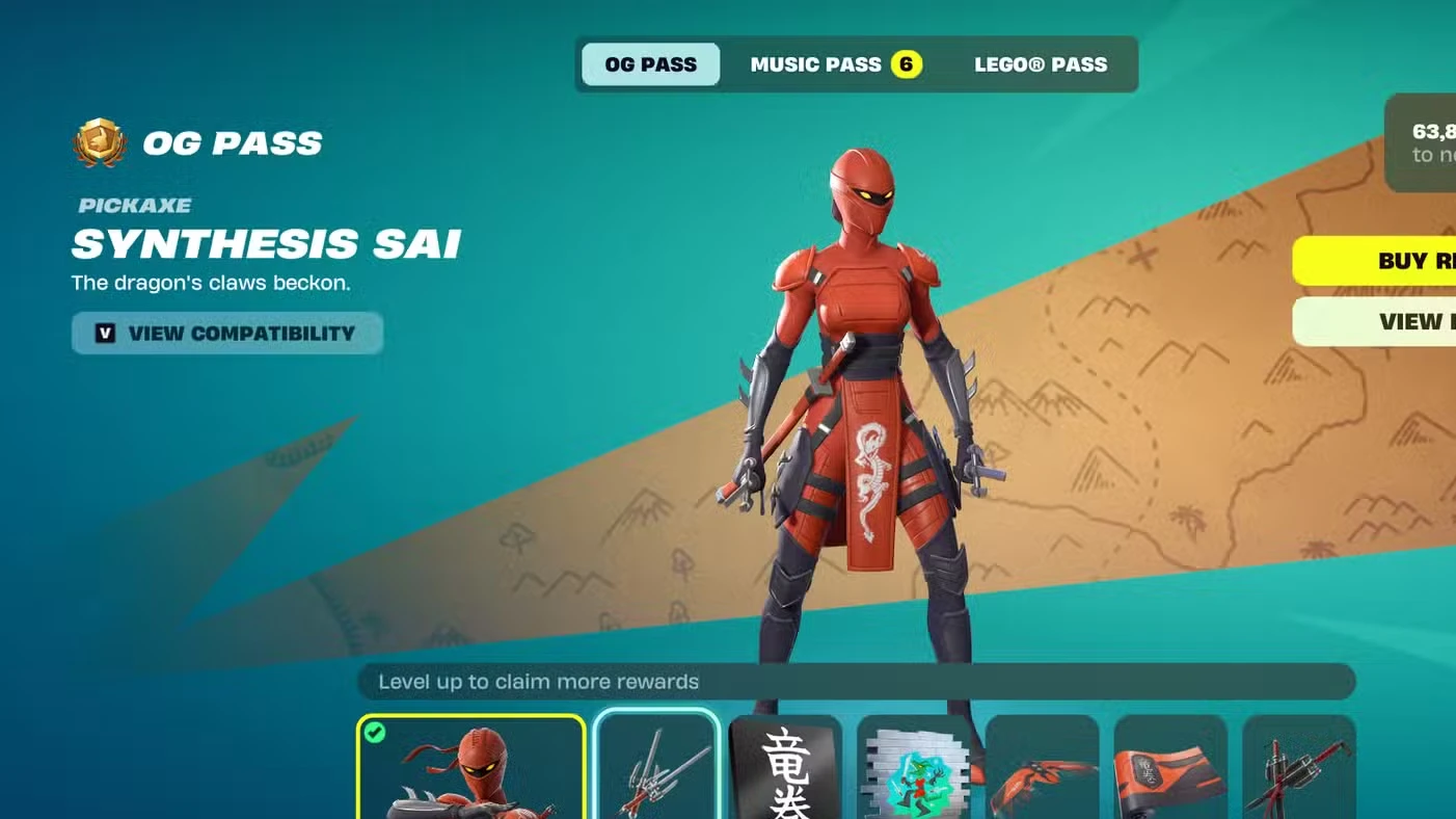 All Skins in Fortnite Chapter 1 Season 8 OG Pass