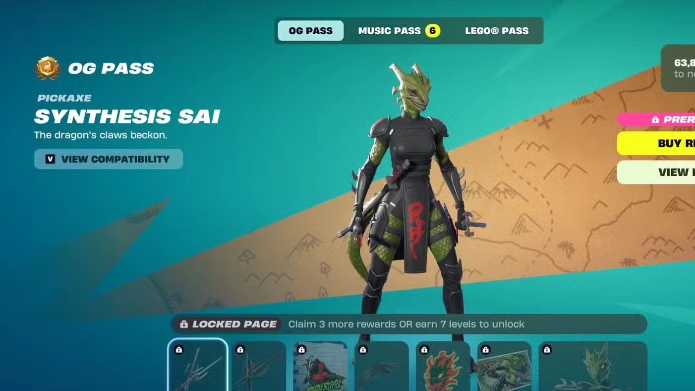 All Skins in Fortnite Chapter 1 Season 8 OG Pass