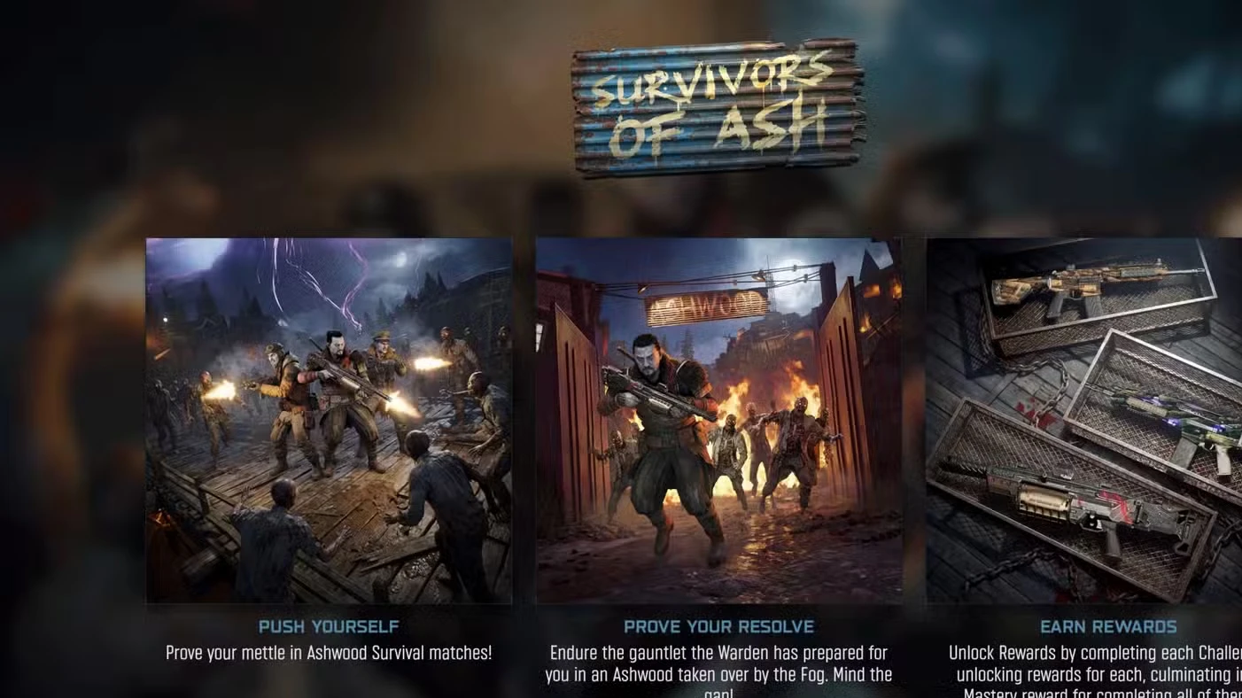 All Survivors of Ash Event Rewards in Black Ops 7 Zombies