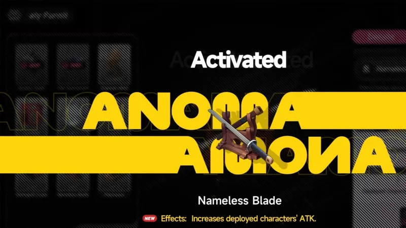 Anomaly Furniture em NTE: desbloqueios, efeitos e requisitos