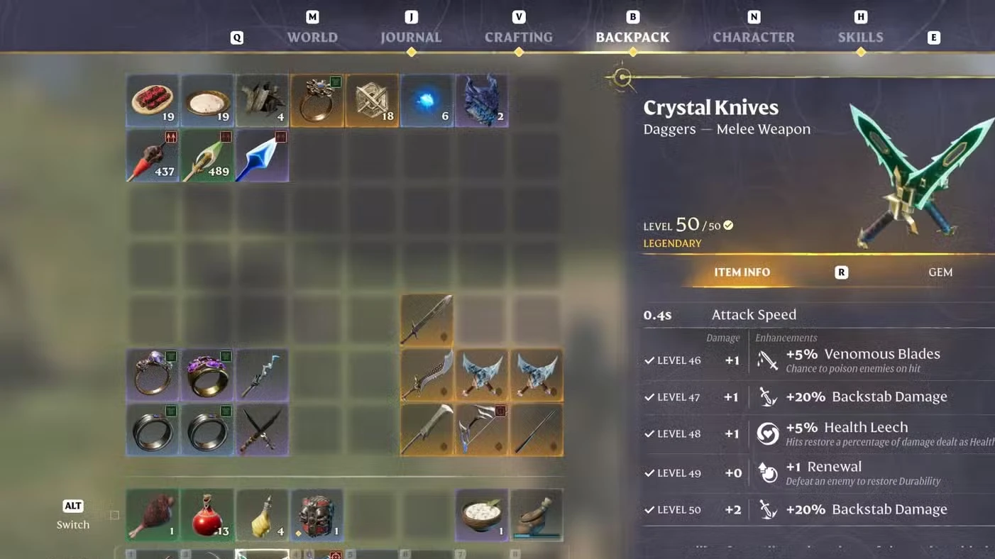 Best Dagger Assassin Build in Enshrouded (Update 8)