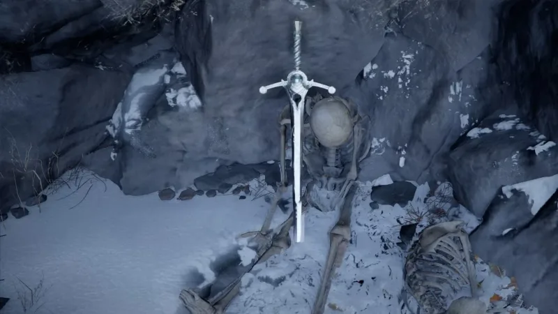 Onde encontrar a Chillfallen Sword em Crimson Desert