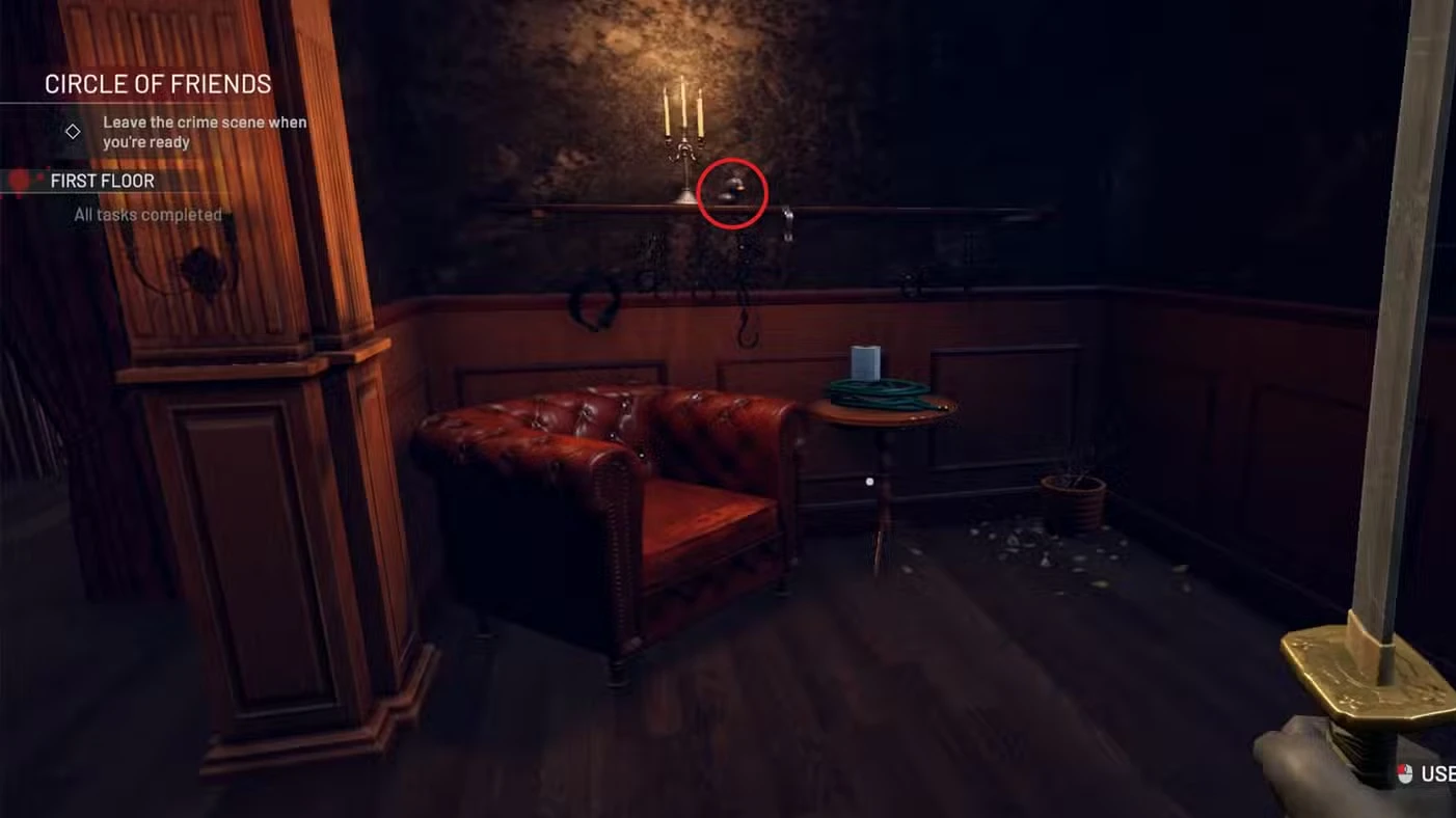 Coffin Puzzle's Duck Locations In Crime Scene Cleaner Act 2 (Circle Of Friends)