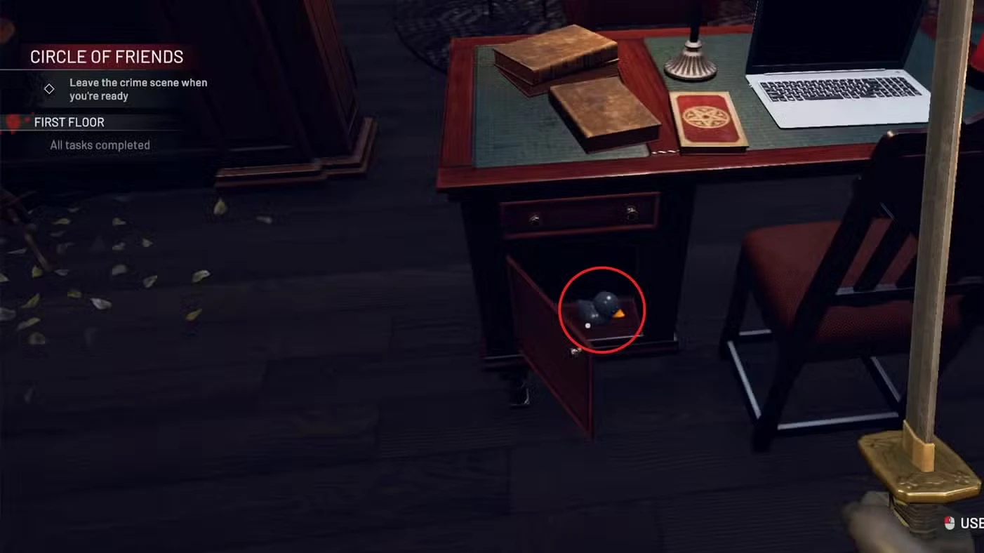 Coffin Puzzle's Duck Locations In Crime Scene Cleaner Act 2 (Circle Of Friends)