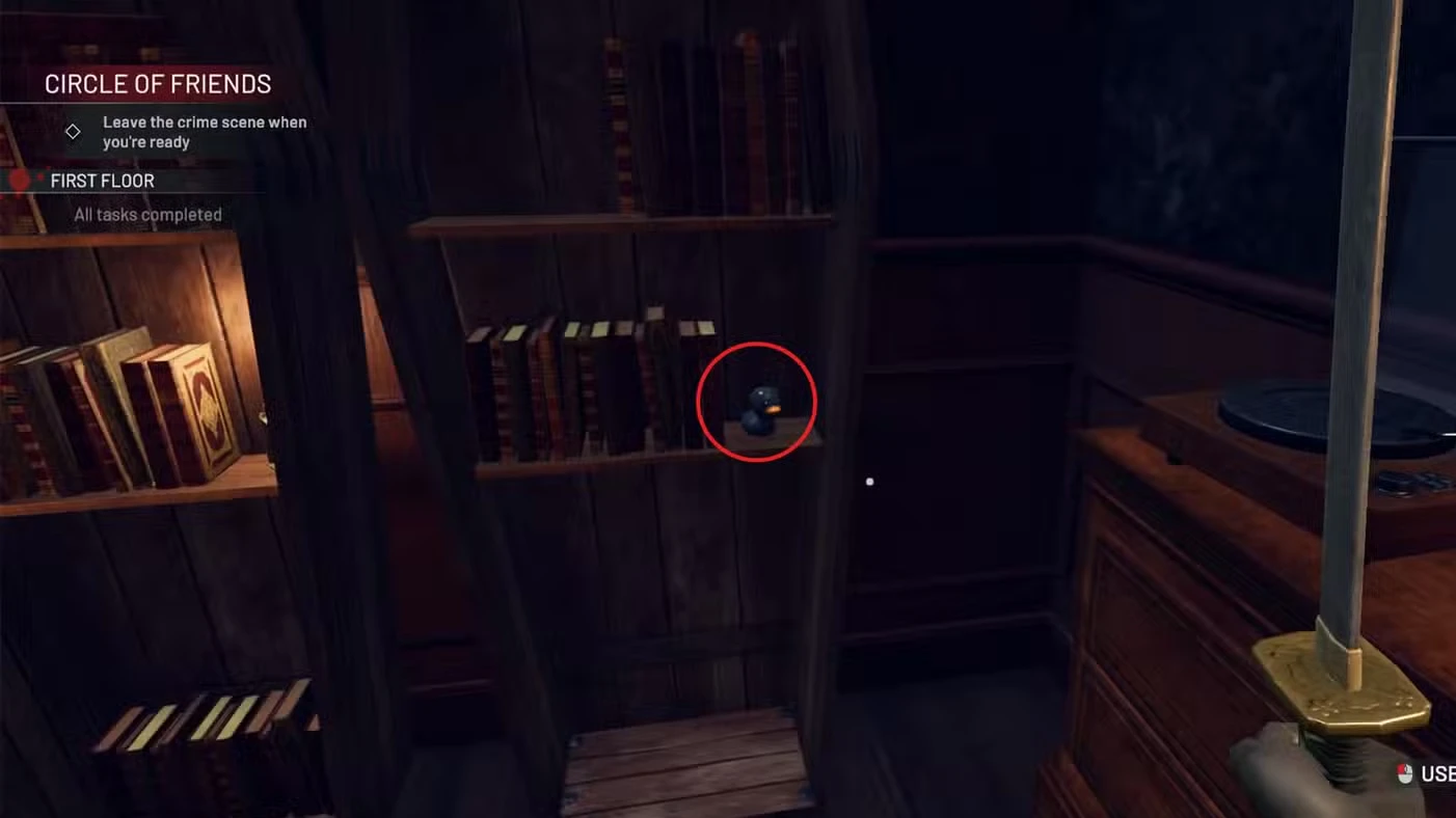 Coffin Puzzle's Duck Locations In Crime Scene Cleaner Act 2 (Circle Of Friends)