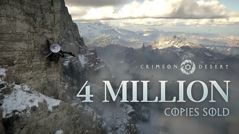 Crimson Desert alcança 4 milhões de cópias vendidas