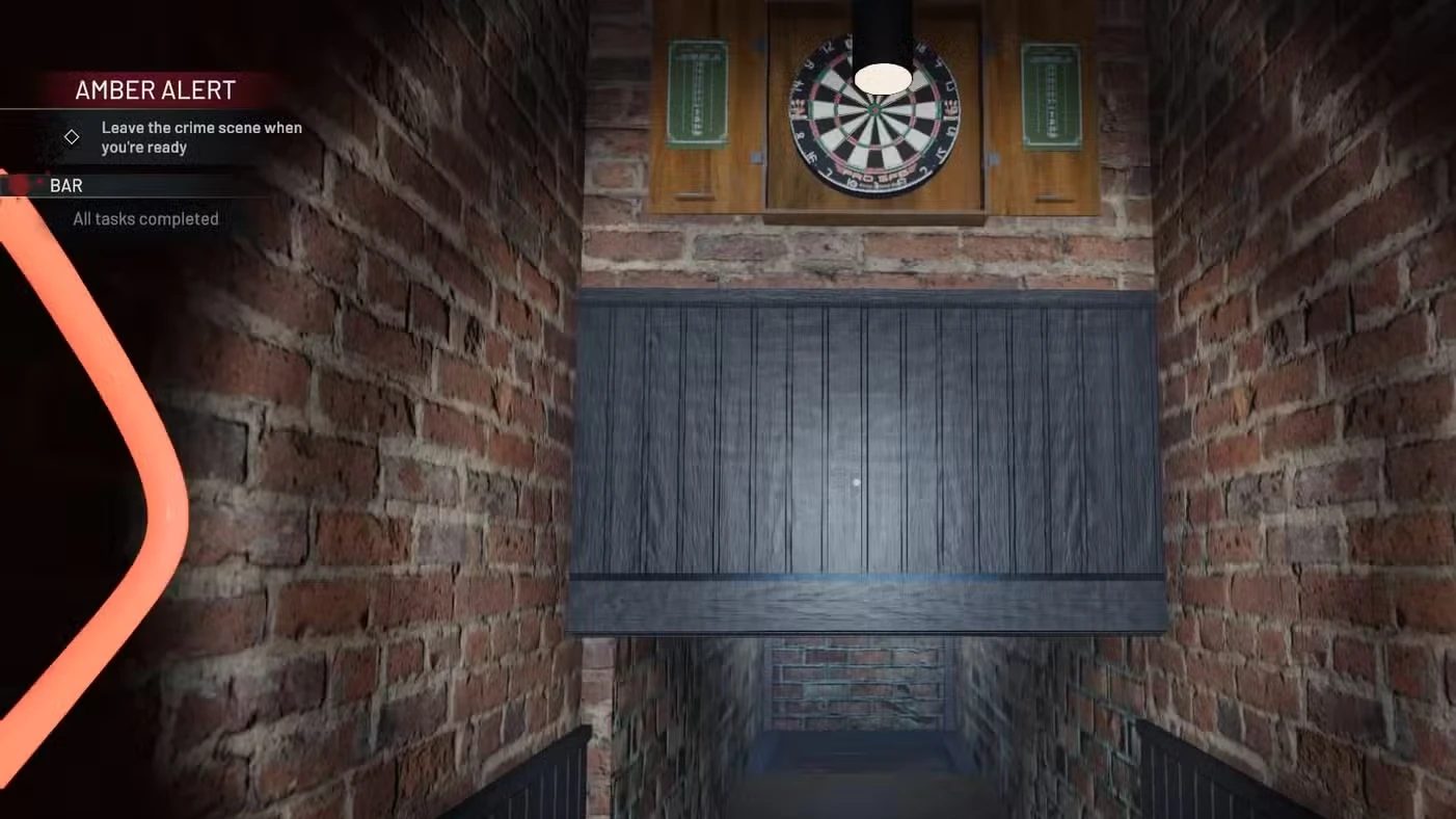 Dart Game In Amber Alert Guide (TMNT John Bucket) in Crime Scene Cleaner Act 2