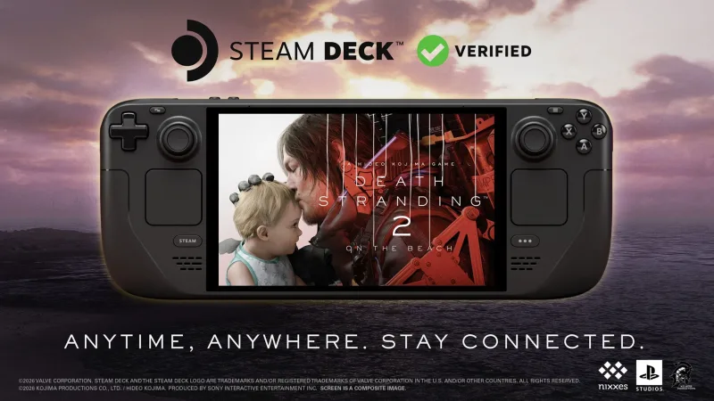 Death Stranding 2 recebe certificação Steam Deck e atualização 1.3