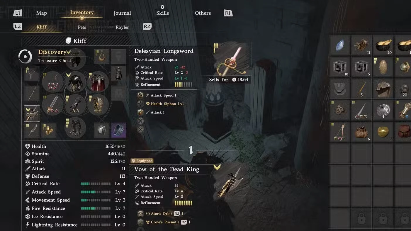 Delesyian Longsword Location in Crimson Desert