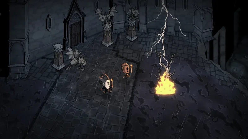 Don’t Starve Elsewhere chega ao PC com sobrevivência cooperativa e névoa letal