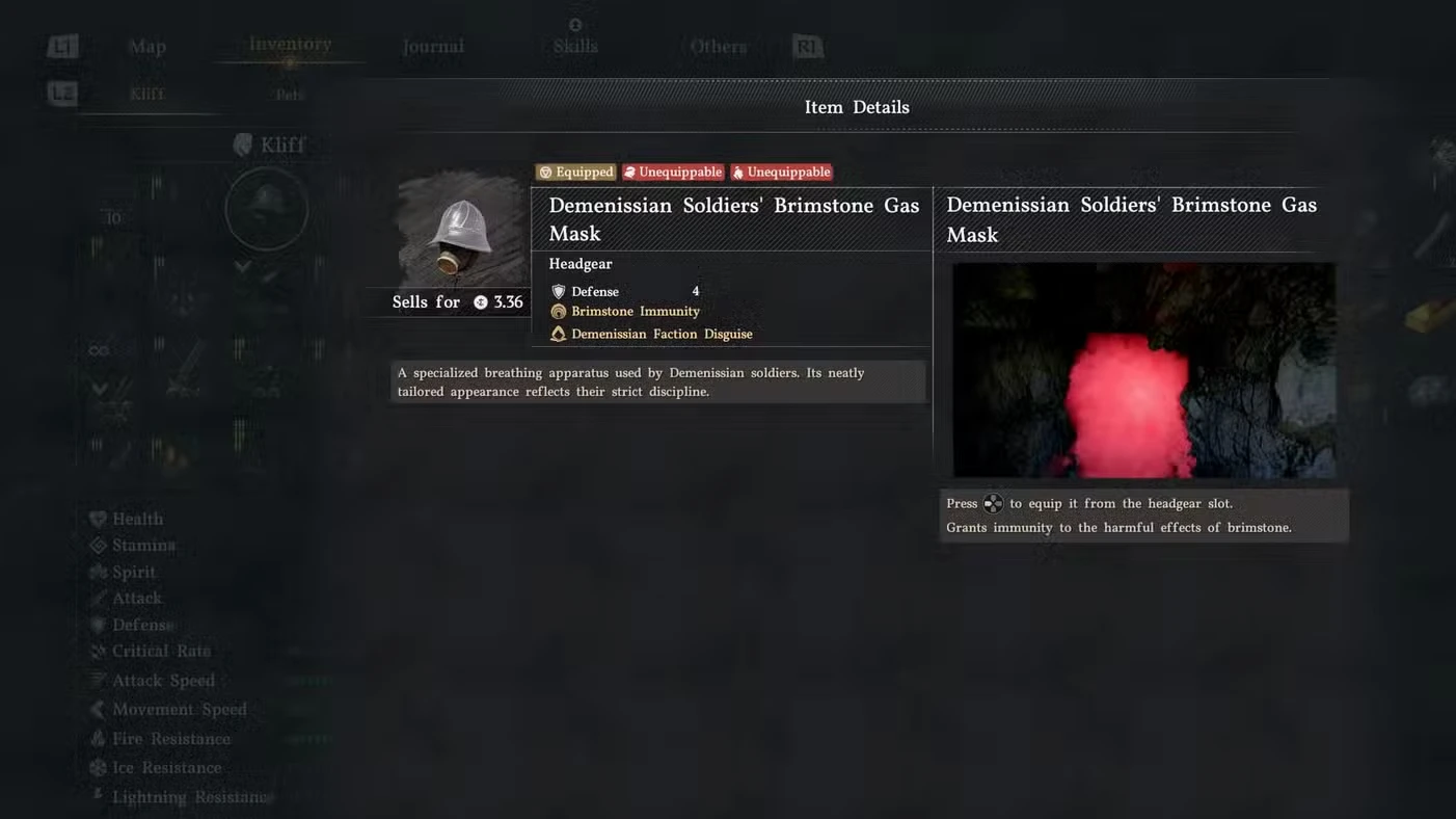 Gas Mask Location in Crimson Desert
