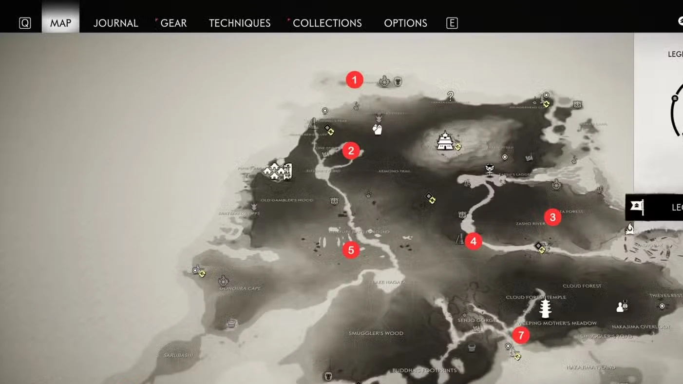 Ghost of Tsushima: All Iki Island Archery Challenge Locations