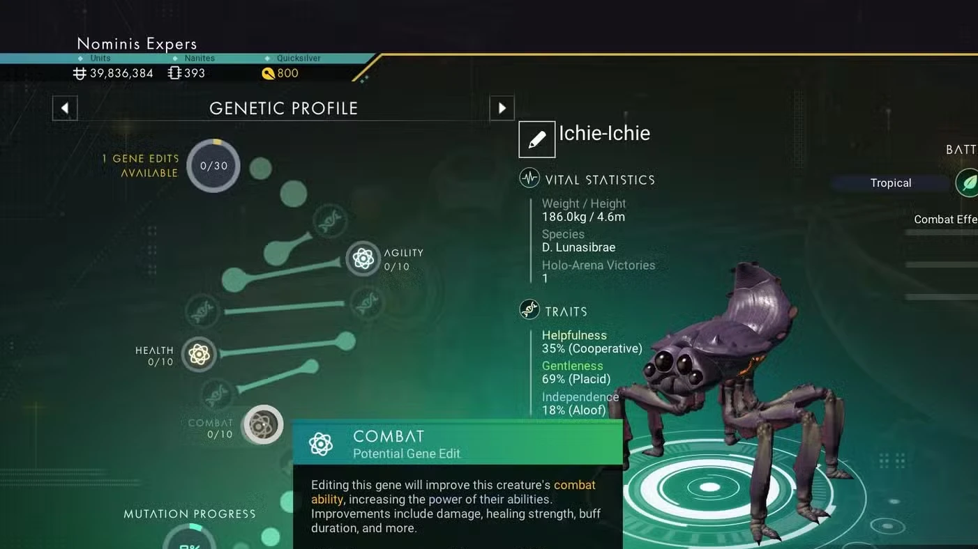 How to Find the Best Creatures For Holo-Arena in No Man's Sky
