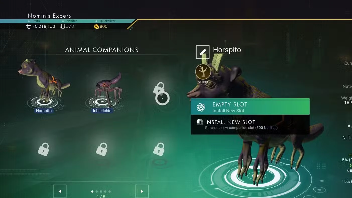 How to Find the Best Creatures For Holo-Arena in No Man's Sky