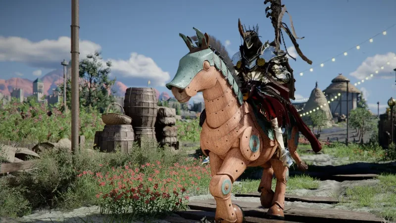 Localização e uso da Marni’s Mechahorse em Crimson Desert