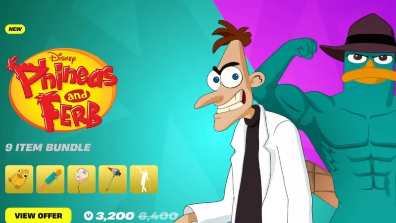 Como conseguir as skins de Agent P e Dr. Doofenshmirtz no Fortnite