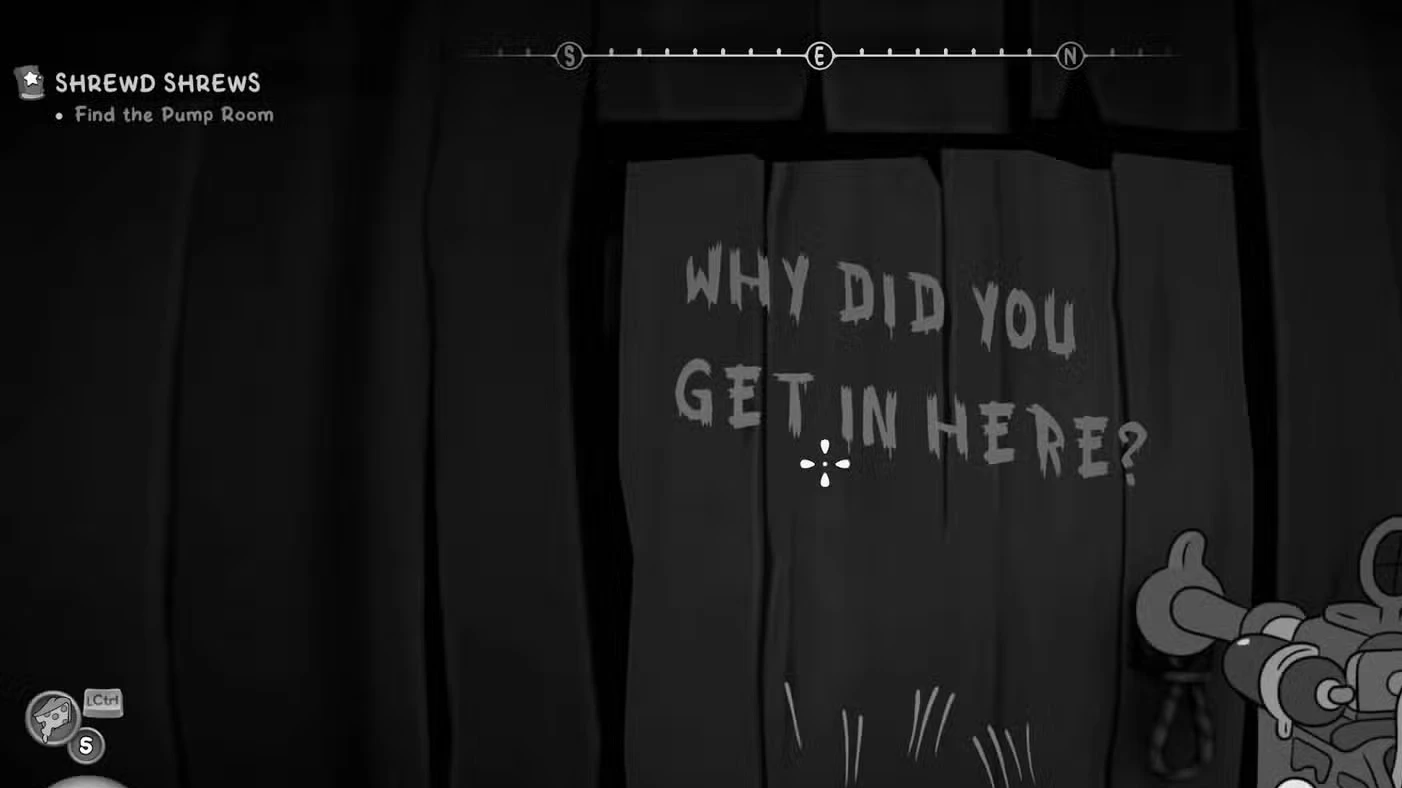 How to open the door with four numbers during 'Shrewd Shrews' in Mouse: P.I. For Hire