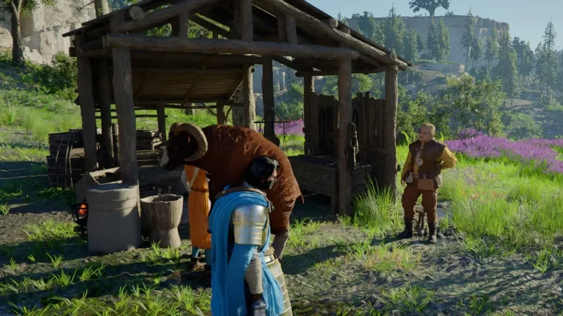 Vender animais e cavalos em Crimson Desert