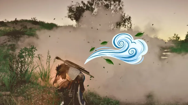 Como desbloquear o elemento Vento (Storm Veil) em Crimson Desert