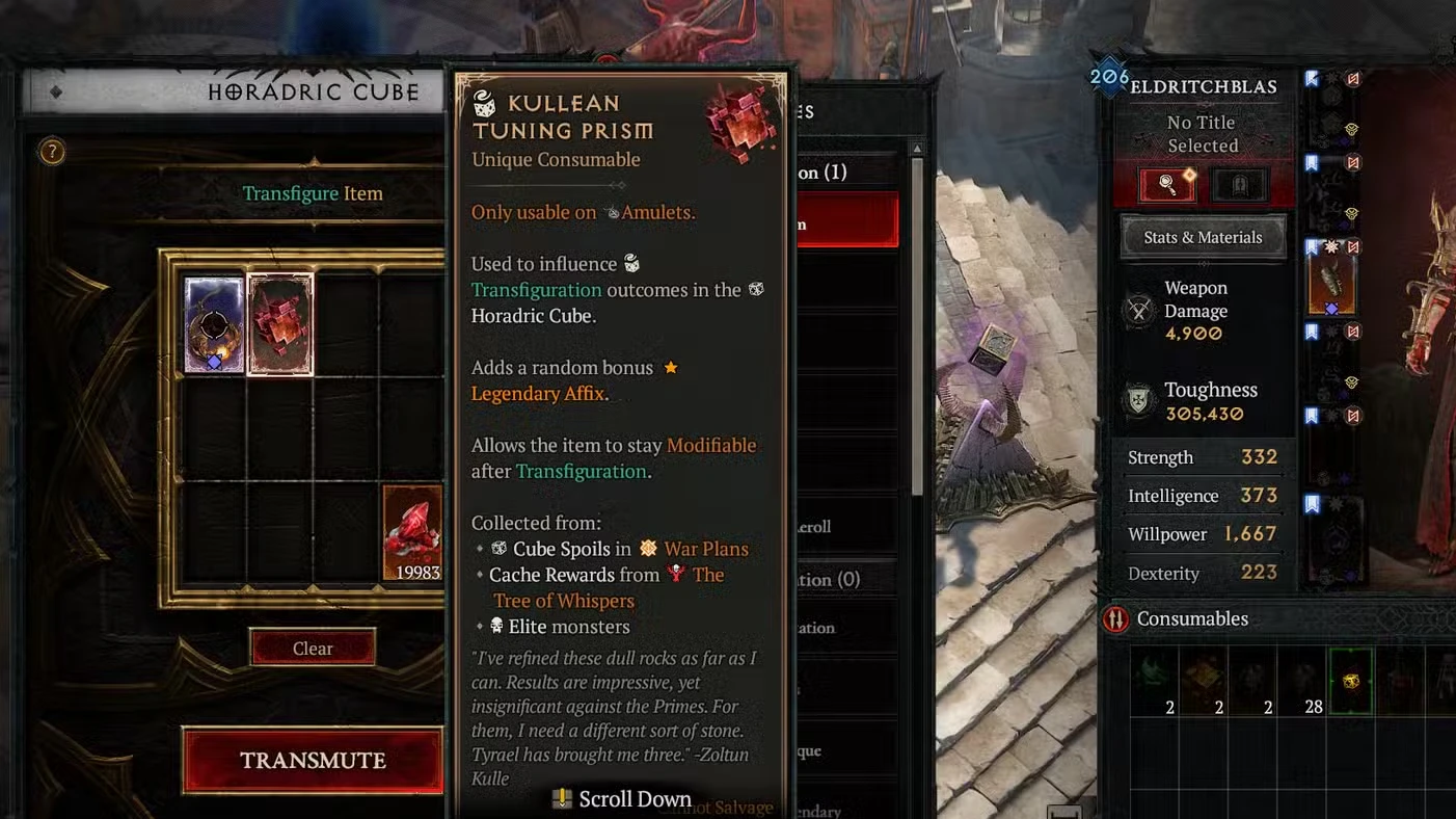 How to Use the Horadric Cube in Diablo 4