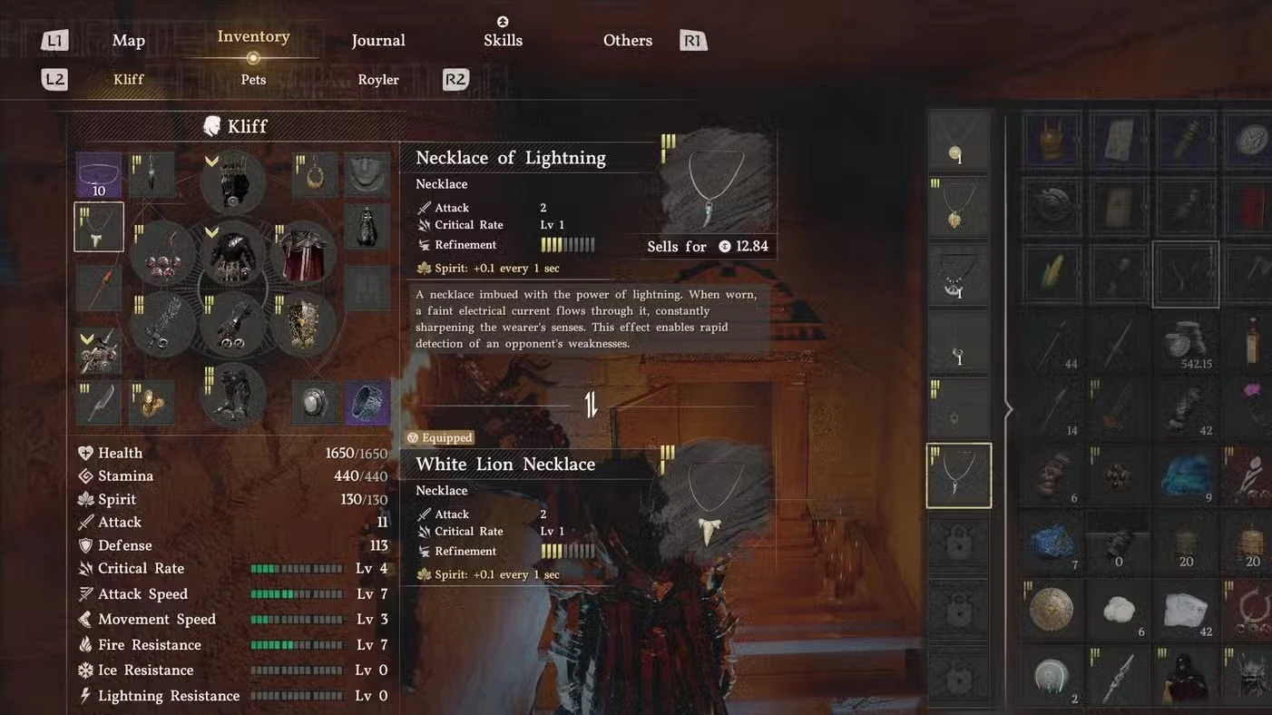 Legendary Necklace of Lightning Location in Crimson Desert