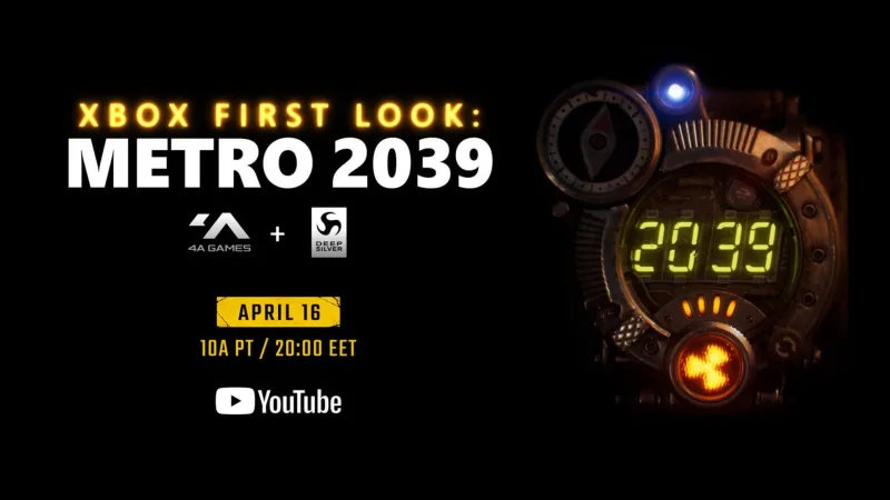 Metro 2039 terá First Look no Xbox em 16 de abril