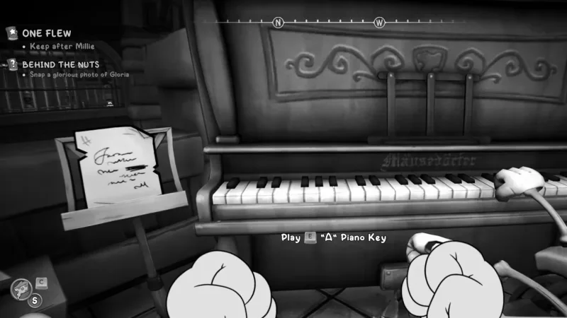 Soluções dos pianos em Mouse P.I. for Hire