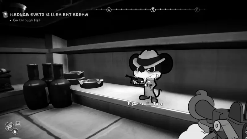 Mouse: P.I. for Hire: passo a passo da missão Where the Hell is Steve Bandel