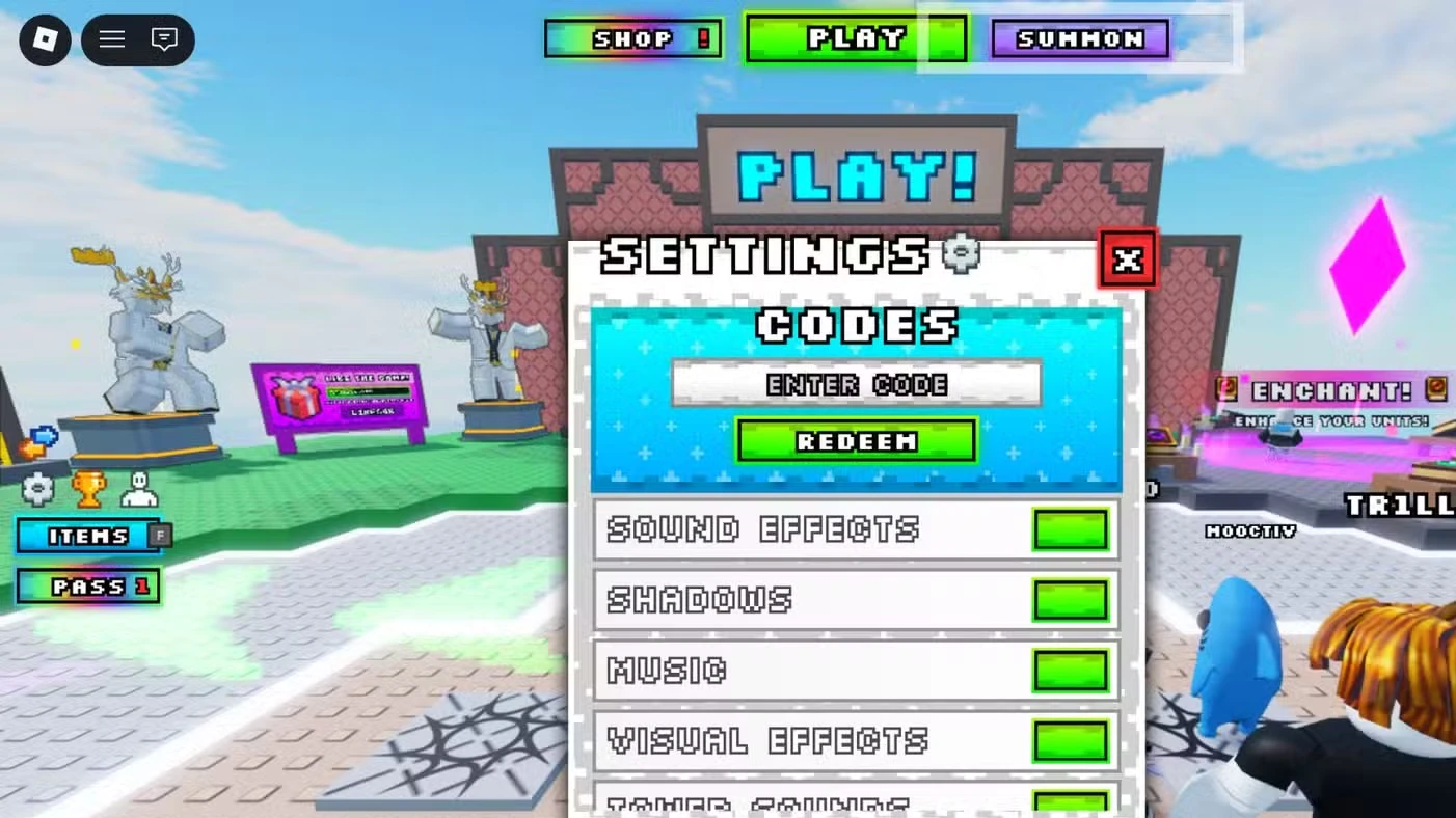 Roblox Noob Tower Defense Codes