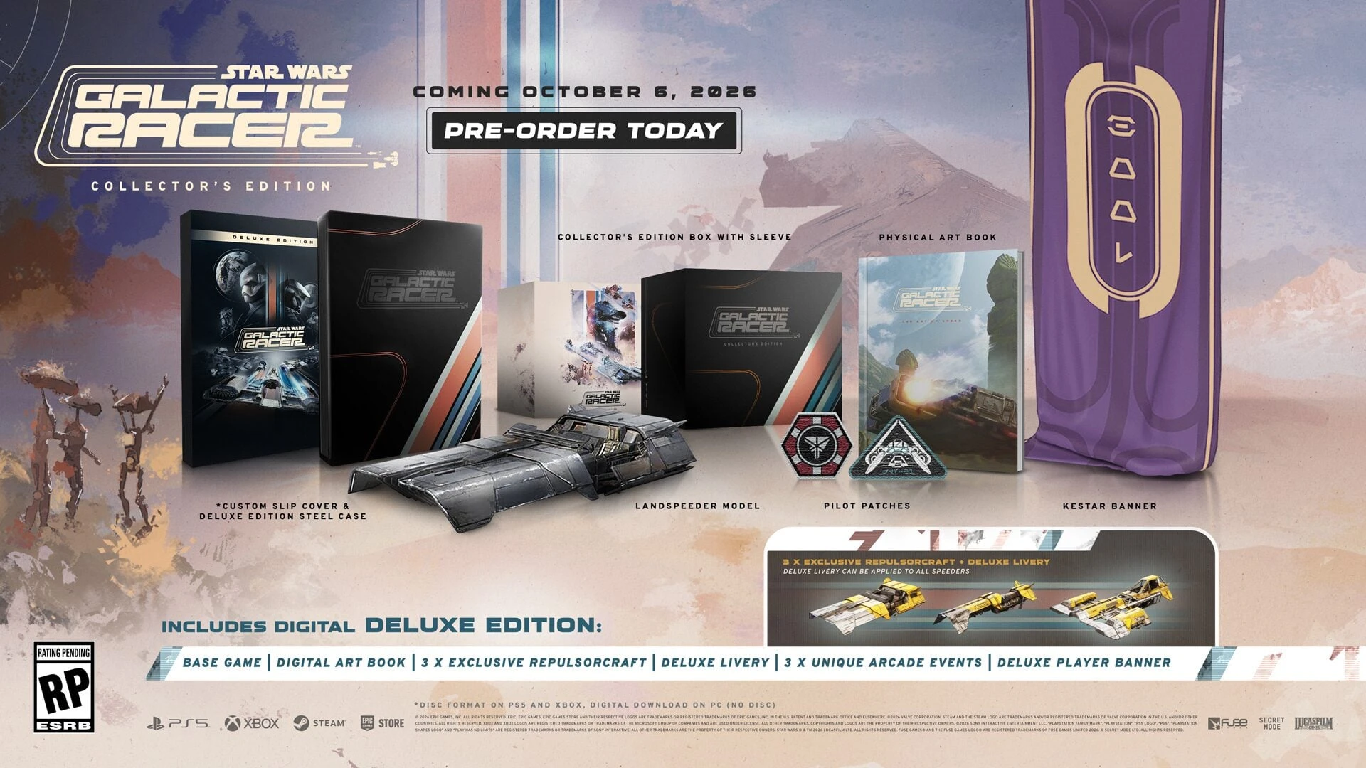 Star Wars: Galactic Racer Officially Launches on October 6th