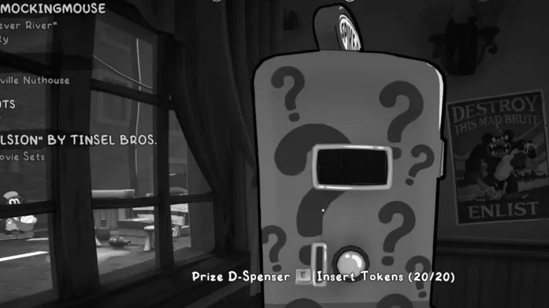 O que você recebe do Prize D‑Spenser em Mouse: P.I. For Hire?