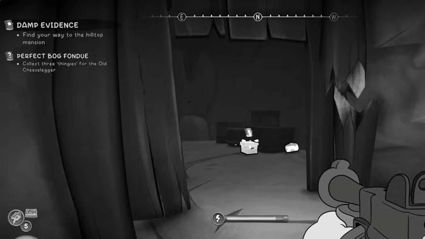 Where to find the three thingies in 'Perfect Bog Fondue' in Mouse: P.I. For Hire