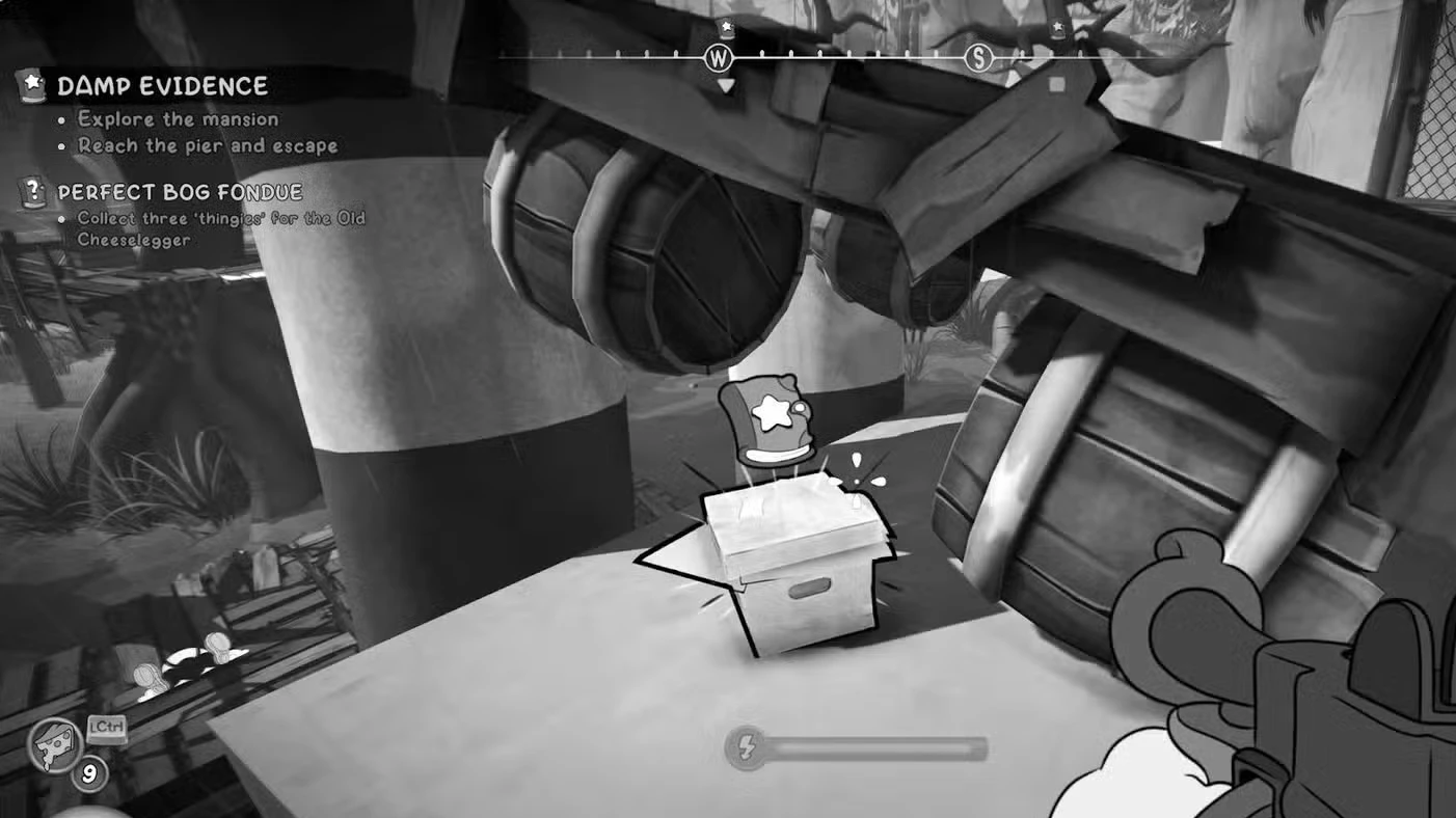 Where to find the three thingies in 'Perfect Bog Fondue' in Mouse: P.I. For Hire