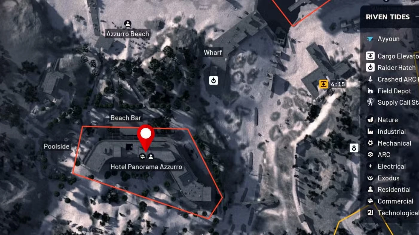 Where to Use Riven Tides Hotel Keycard No. 107 in ARC Raiders