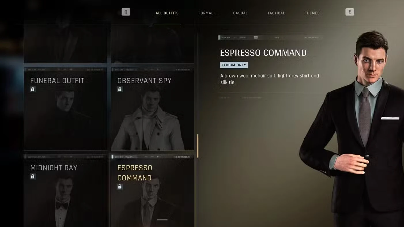 007 First Light - All Suits & Outfits Guide
