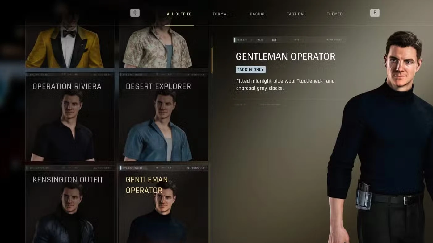 007 First Light - All Suits & Outfits Guide