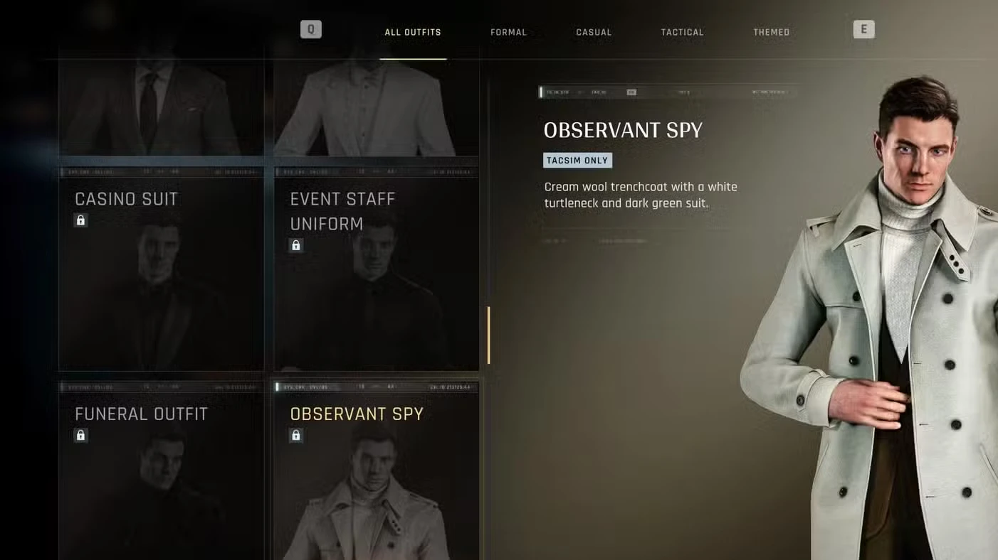 007 First Light - All Suits & Outfits Guide