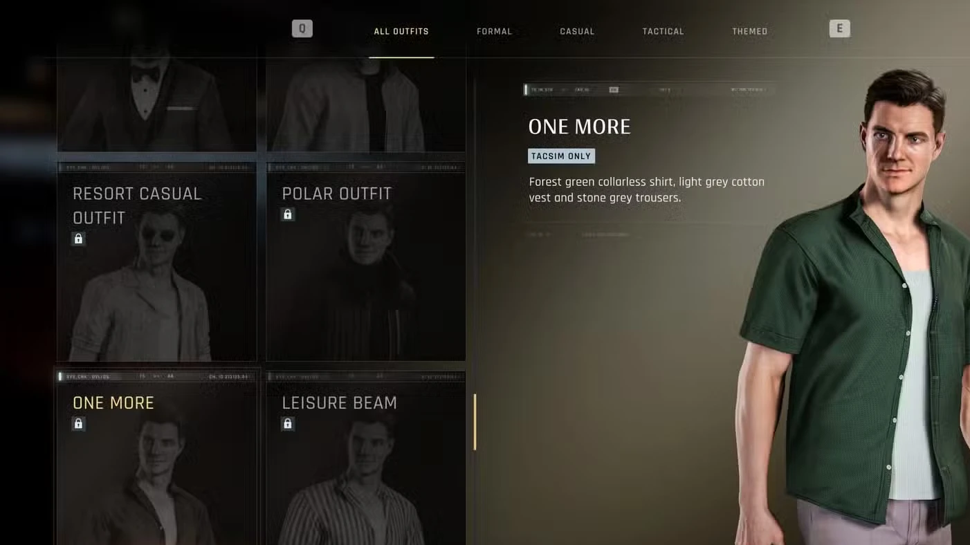 007 First Light - All Suits & Outfits Guide