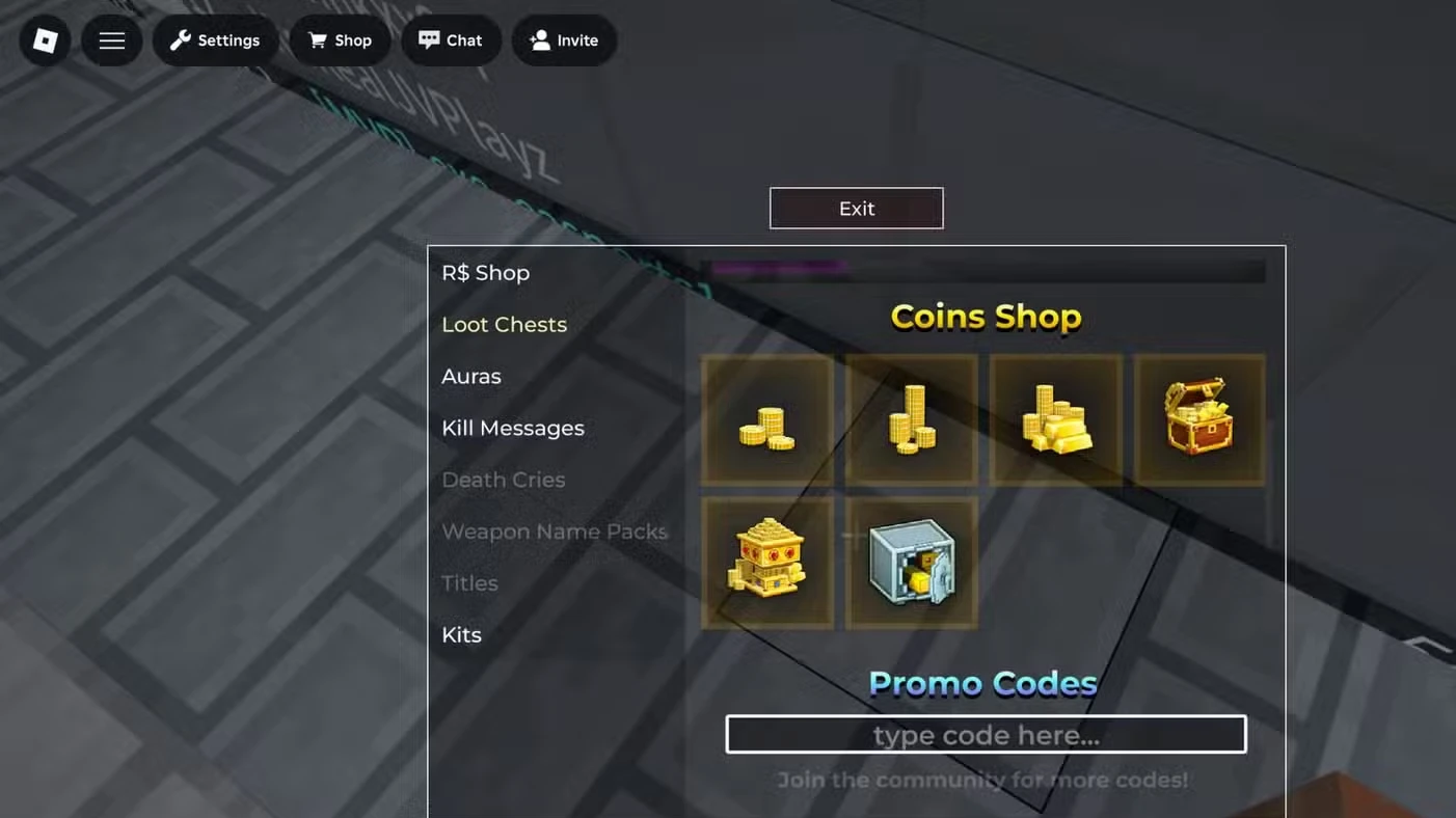 1.8 Arena Codes