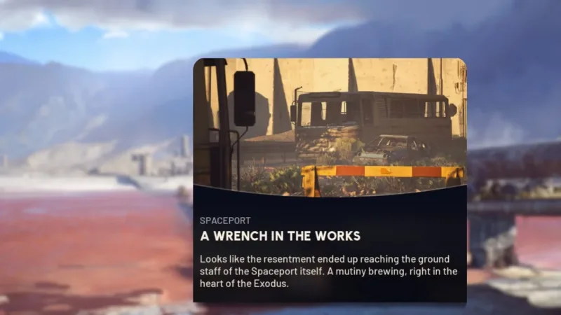 Wrench in the Works em ARC Raiders: local dos objetivos