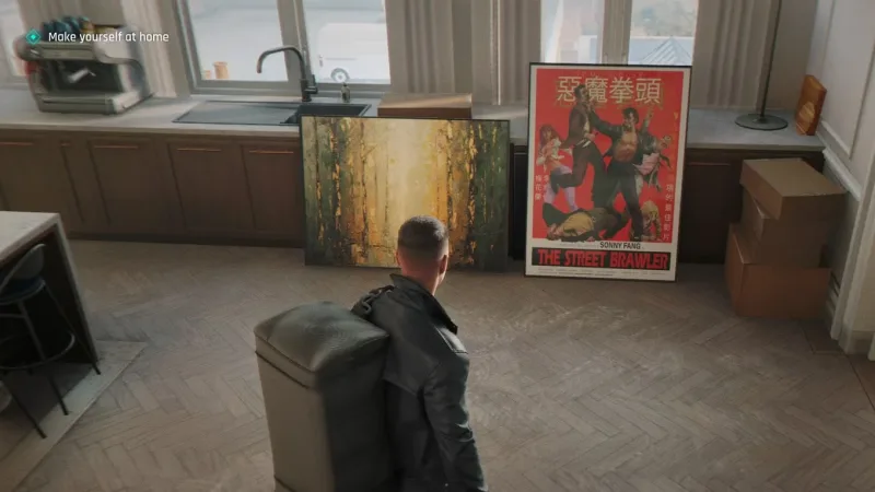 Tela abstrata ou pôster de artes marciais em 007 First Light