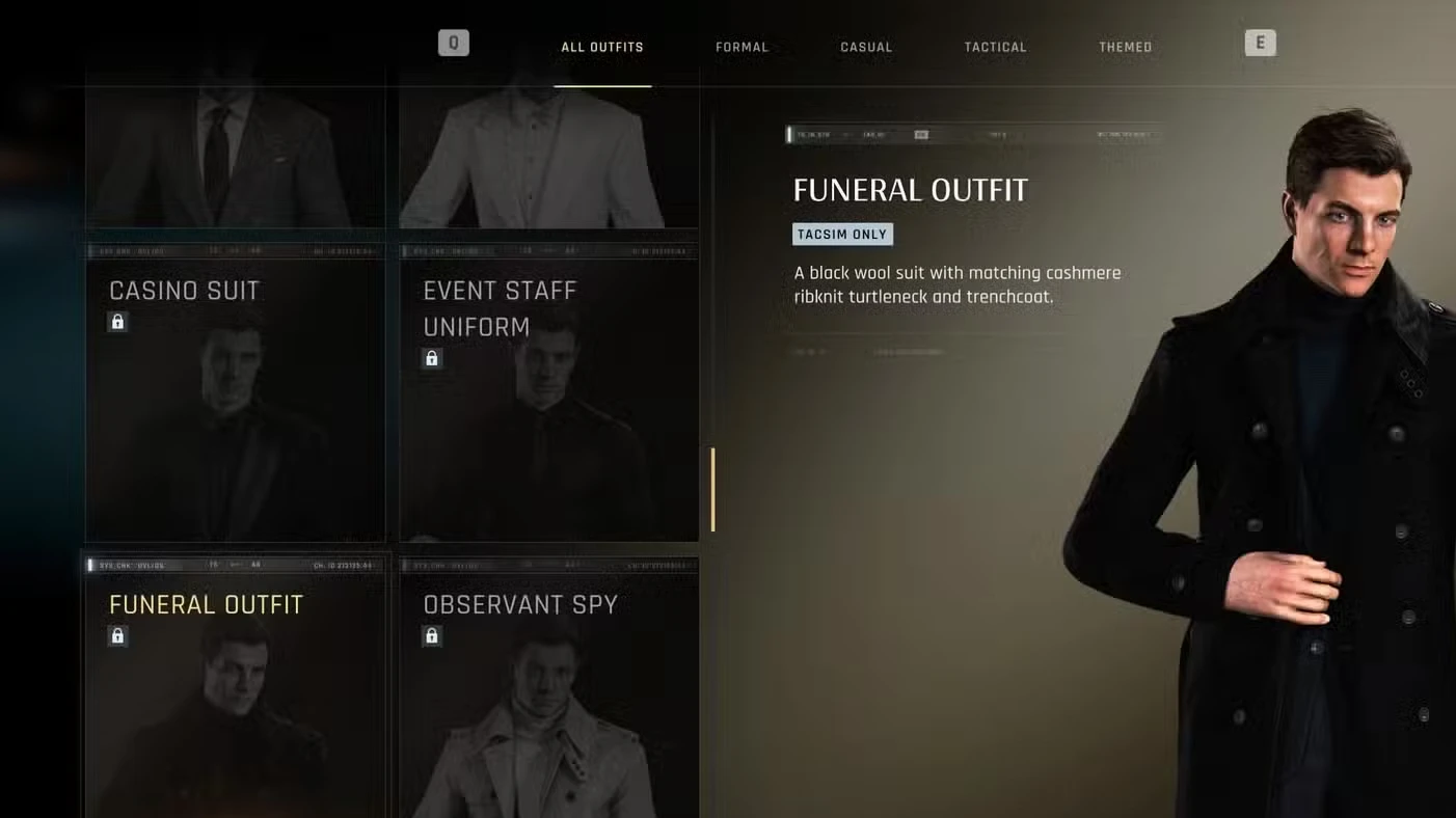 007 First Light - All Suits & Outfits Guide